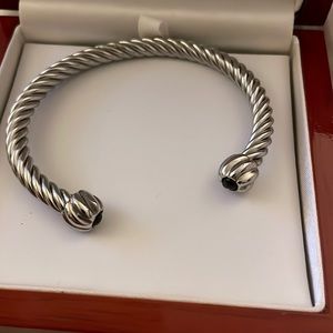 Silver Braided Bangle - Never Worn